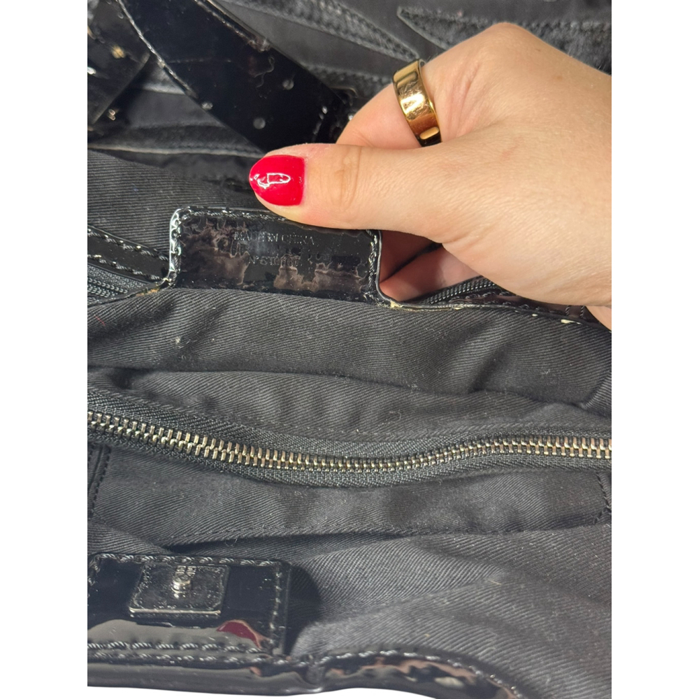 Givenchy Black Patent Leather Hobo Shoulder Bag - Picture 7 of 12